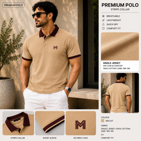 Premium Cotton Polo Shirt