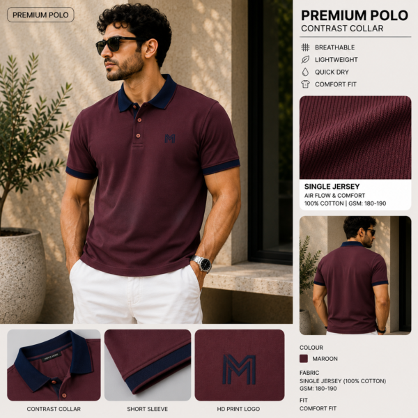 Premium Cotton Polo Shirt