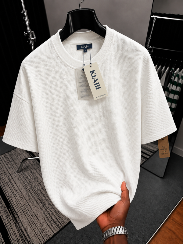 Premium Waffle Drop Shoulder