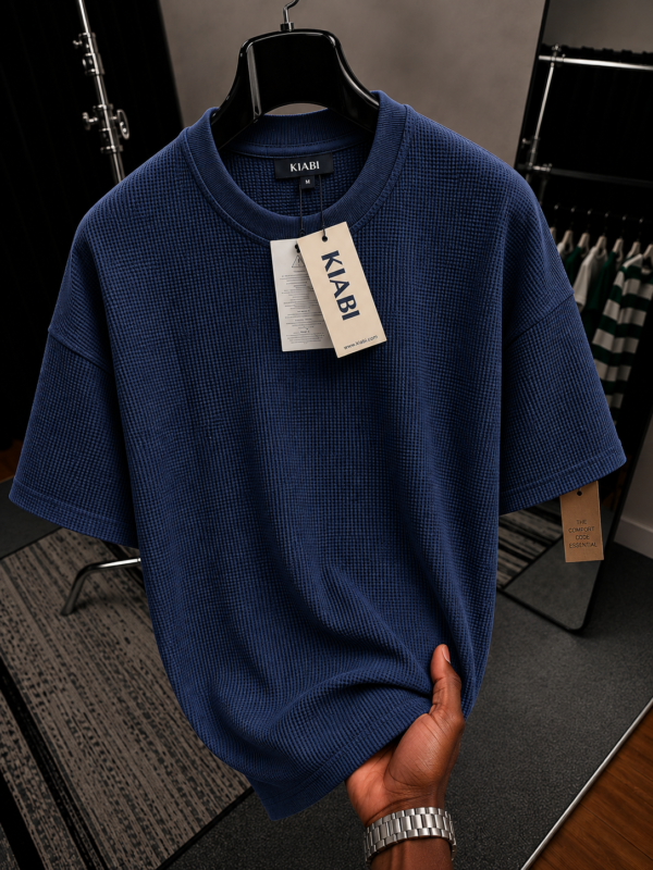 Premium Waffle Drop Shoulder