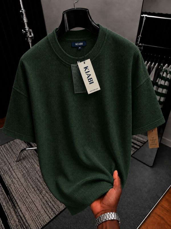 Premium Waffle Drop Shoulder