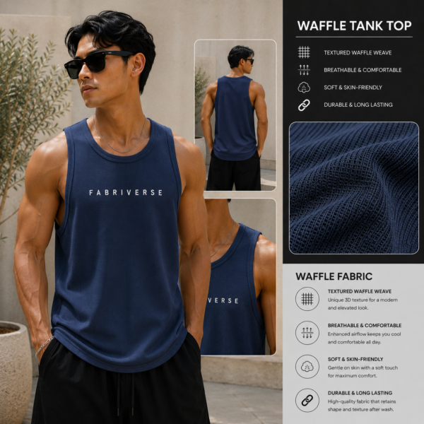Premium Waffle Tank Top