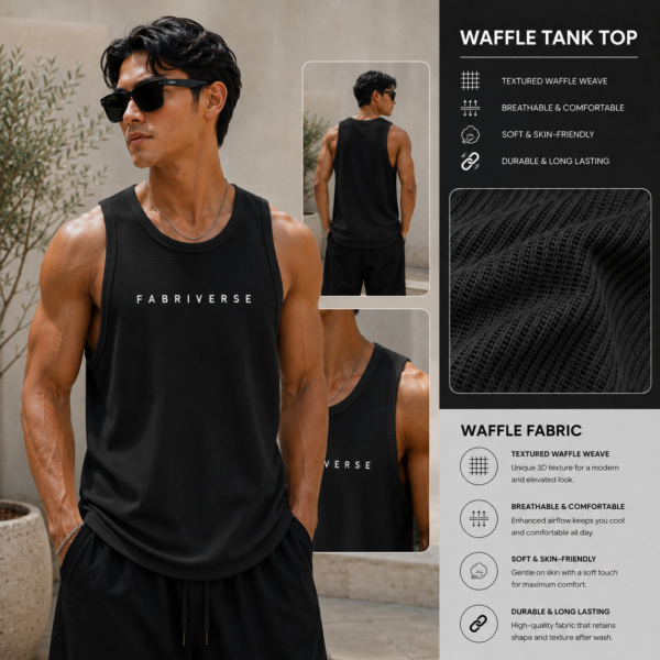 Premium Waffle Tank Top