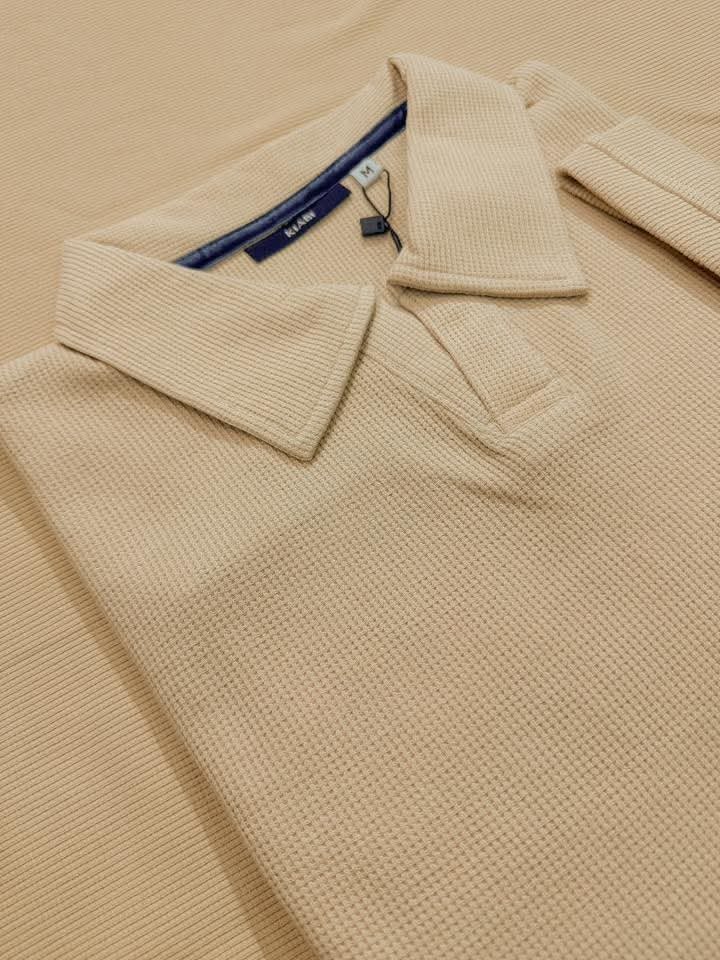 Premium Waffle Cuban Polo - Image 2