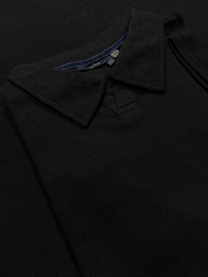 Premium Waffle Cuban Polo - Image 2