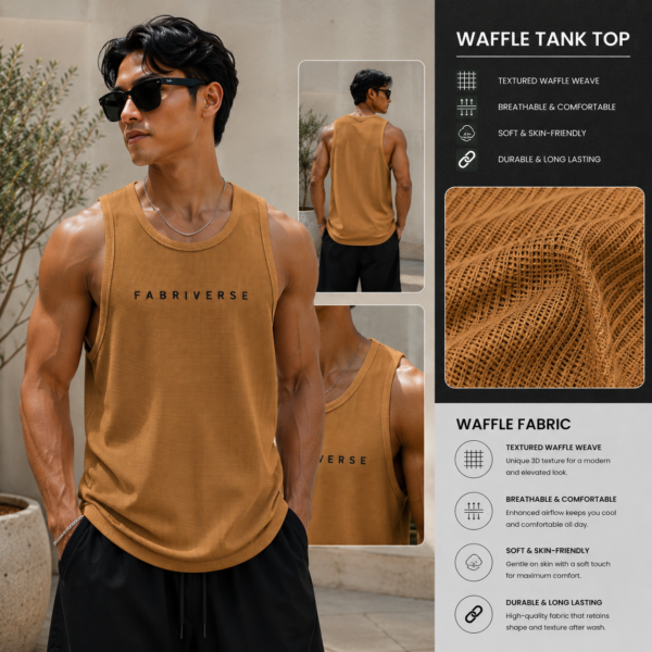 Premium Waffle Tank Top