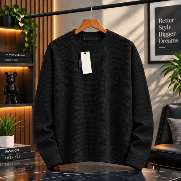 Premium Waffle Full Sleeve Tee