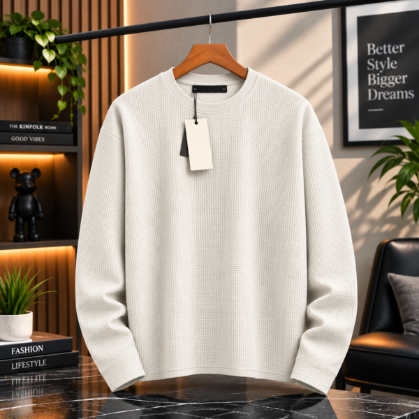 Premium Waffle Full Sleeve Tee