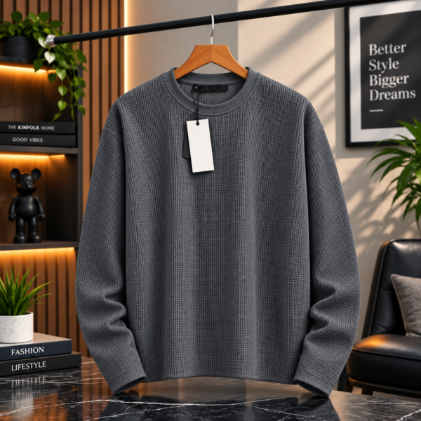 Premium Waffle Full Sleeve Tee