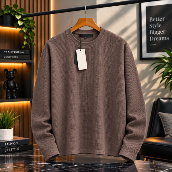 Premium Waffle Full Sleeve Tee