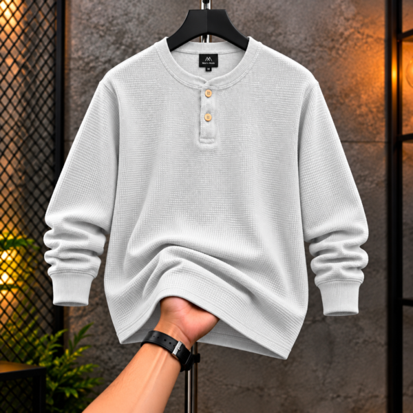 Premium Henley Full Sleeve T-Shirt