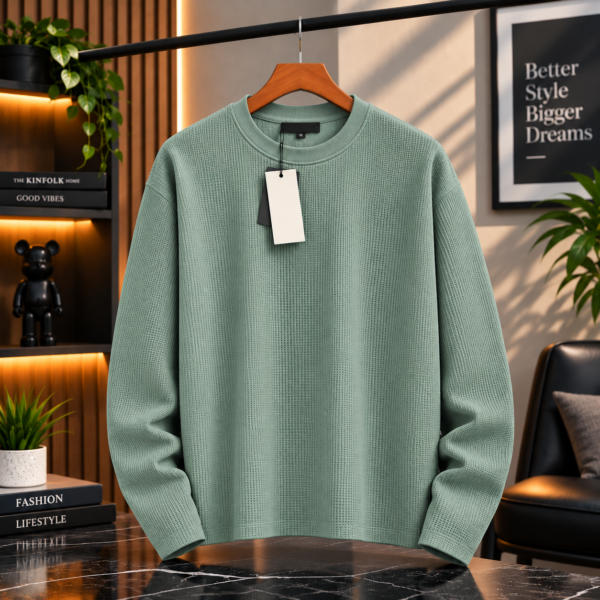 Premium Waffle Full Sleeve Tee